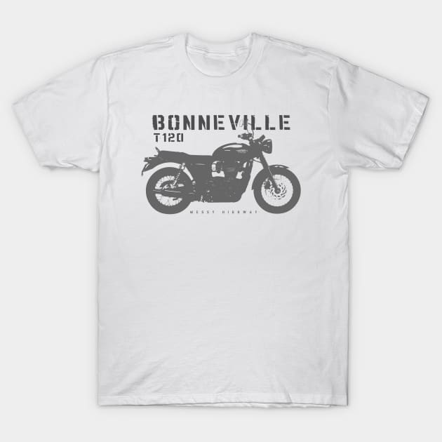 Triumph Bonneville T120 16, Sts T-Shirt by MessyHighway